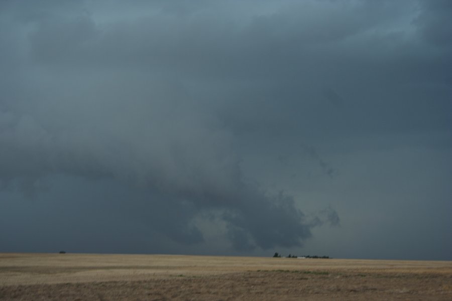 cumulonimbus supercell_thunderstorm : E of Limon, Colorado, USA   31 May 2006