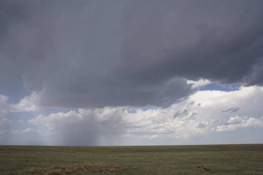 cumulonimbus thunderstorm_base : W of Clayton, Colorado, USA   2 June 2006