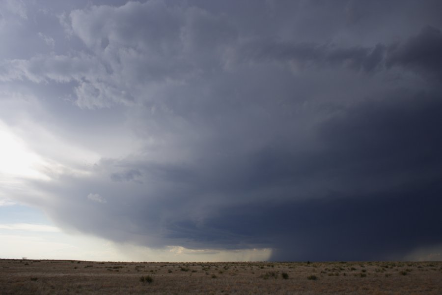 thunderstorm cumulonimbus_incus : N of Clayton, Colorado, USA   2 June 2006