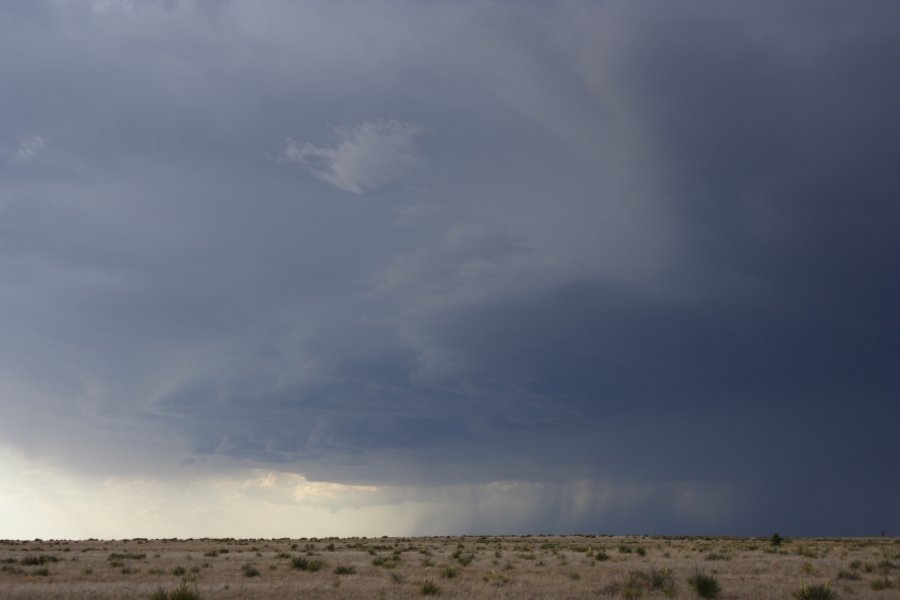 cumulonimbus thunderstorm_base : N of Clayton, Colorado, USA   2 June 2006