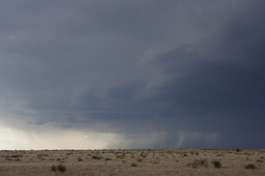 cumulonimbus thunderstorm_base : N of Clayton, Colorado, USA   2 June 2006