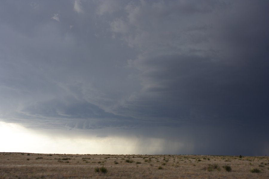 cumulonimbus thunderstorm_base : N of Clayton, Colorado, USA   2 June 2006