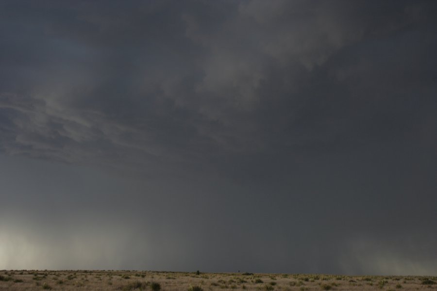 cumulonimbus thunderstorm_base : N of Clayton, New Mexico, USA   2 June 2006