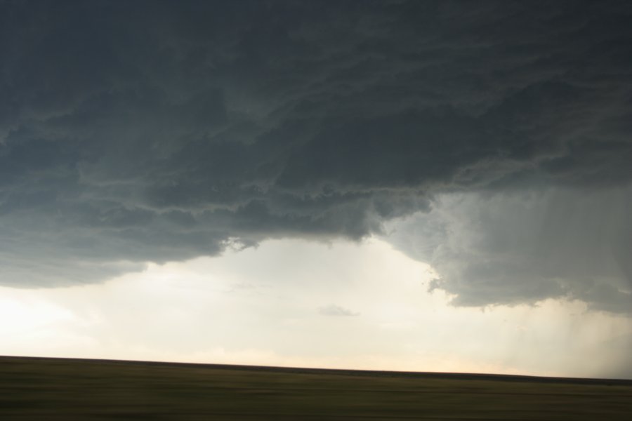 cumulonimbus thunderstorm_base : SW of Burlington, NSW   5 June 2006