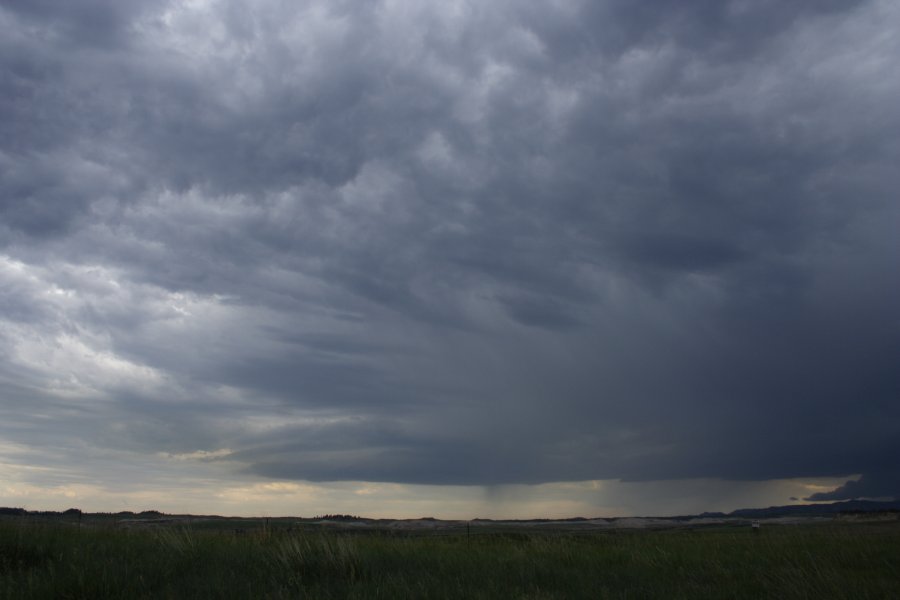 cumulonimbus supercell_thunderstorm : E of Billings, Montana, USA   8 June 2006