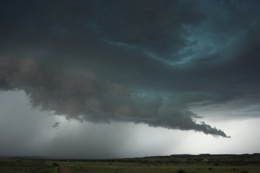 raincascade precipitation_cascade : E of Billings, Montana, USA   8 June 2006