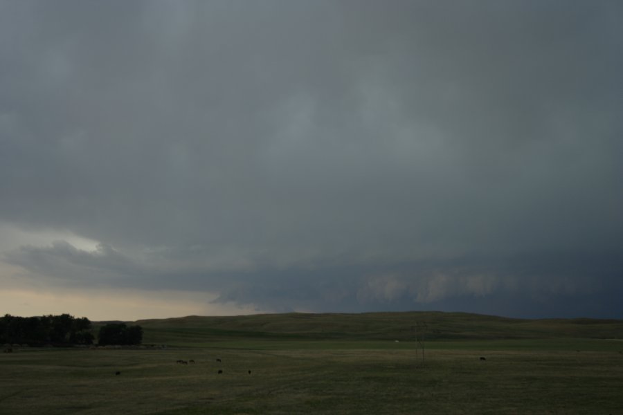 cumulonimbus thunderstorm_base : N of Authur, Nebraska, USA   10 June 2006