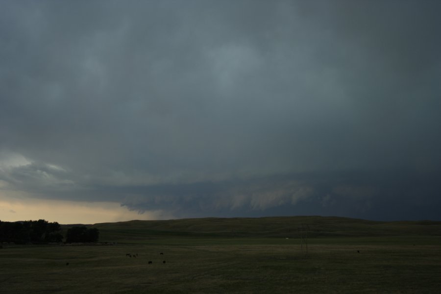 cumulonimbus thunderstorm_base : N of Authur, Nebraska, USA   10 June 2006