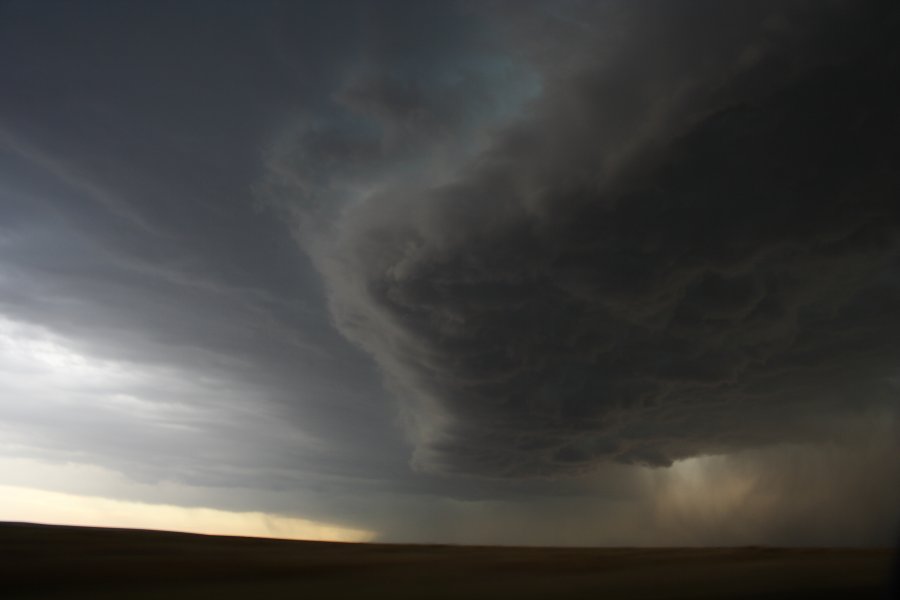 raincascade precipitation_cascade : S of Fort Morgan, Colorado, USA   11 June 2006