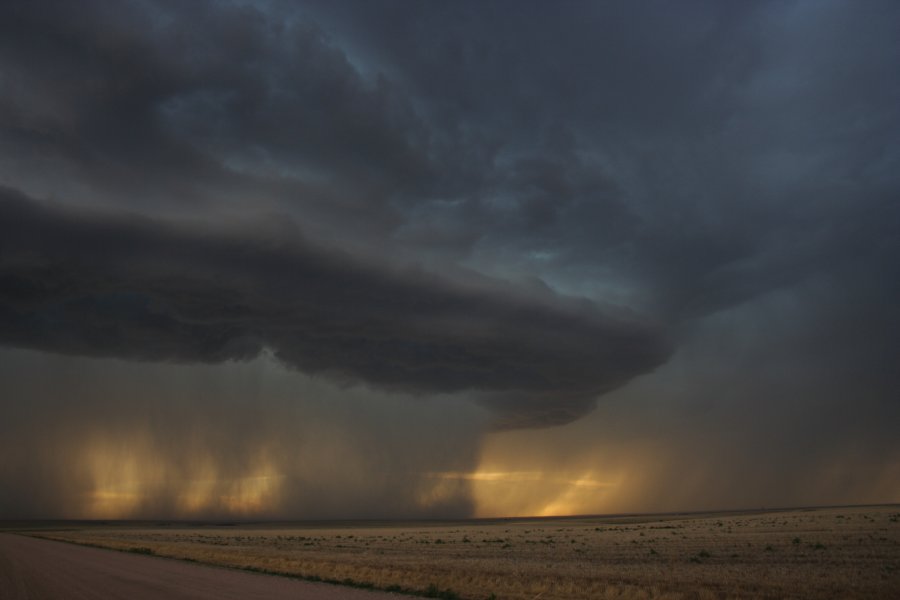 cumulonimbus thunderstorm_base : S of Fort Morgan, Colorado, USA   11 June 2006