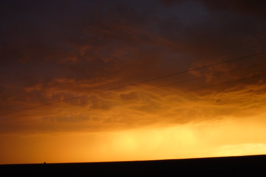 cumulonimbus thunderstorm_base : S of Fort Morgan, Colorado, USA   11 June 2006