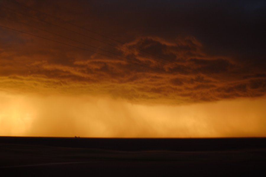 cumulonimbus thunderstorm_base : S of Fort Morgan, Colorado, USA   11 June 2006