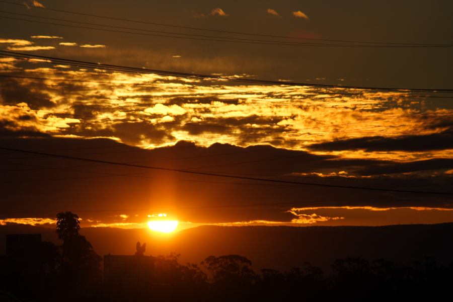 sunset sunset_pictures : Schofields, NSW   25 June 2006