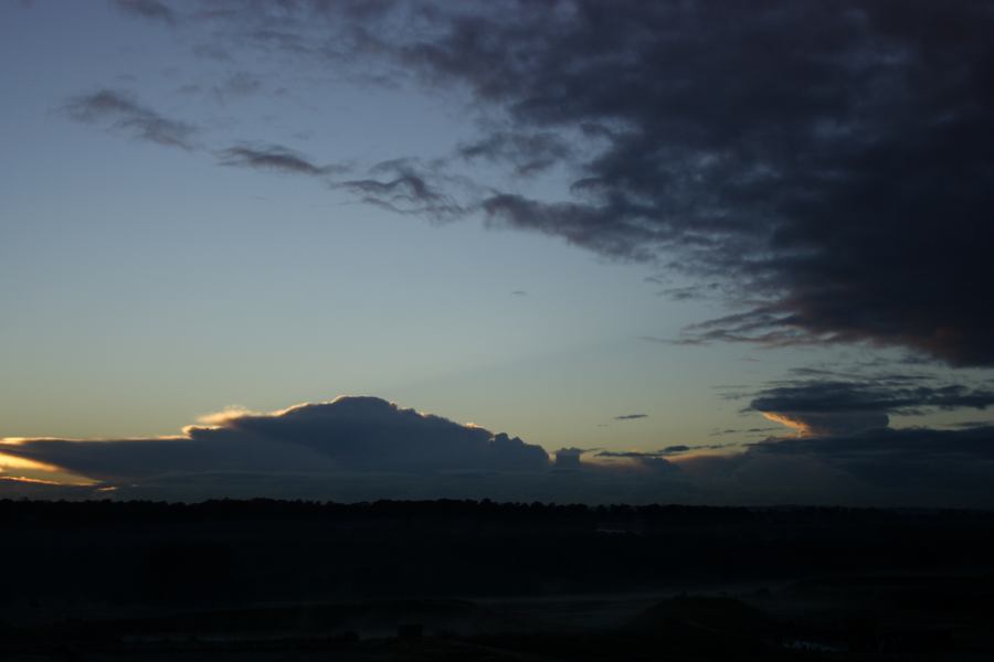 thunderstorm cumulonimbus_incus : Schofields, NSW   26 June 2006