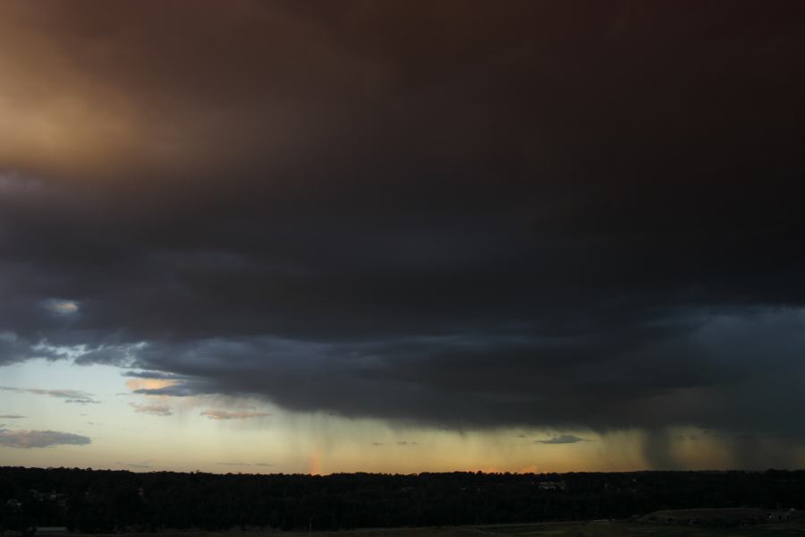 cumulonimbus thunderstorm_base : Schofields, NSW   3 August 2006