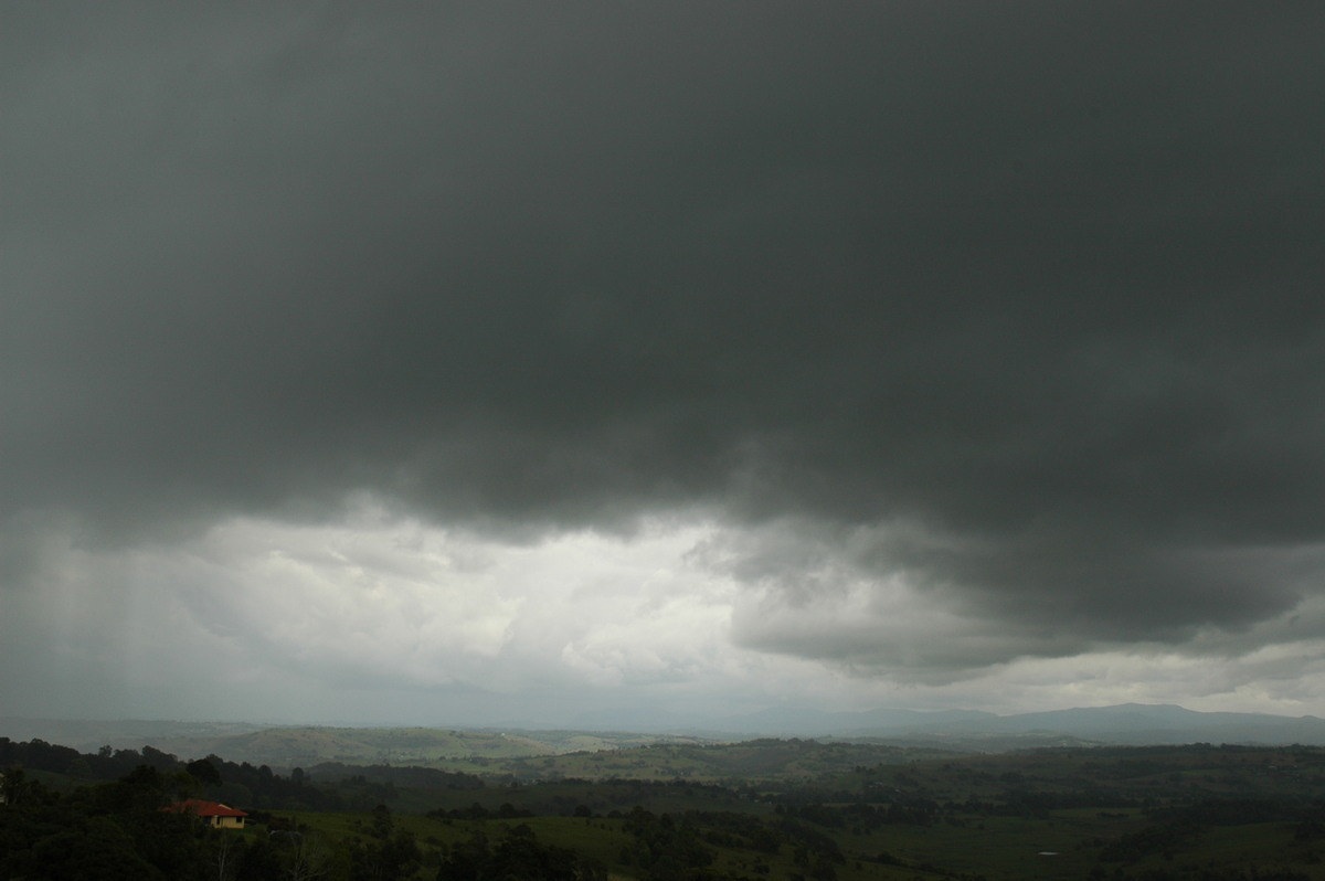 cumulonimbus thunderstorm_base : McLeans Ridges, NSW   27 September 2006