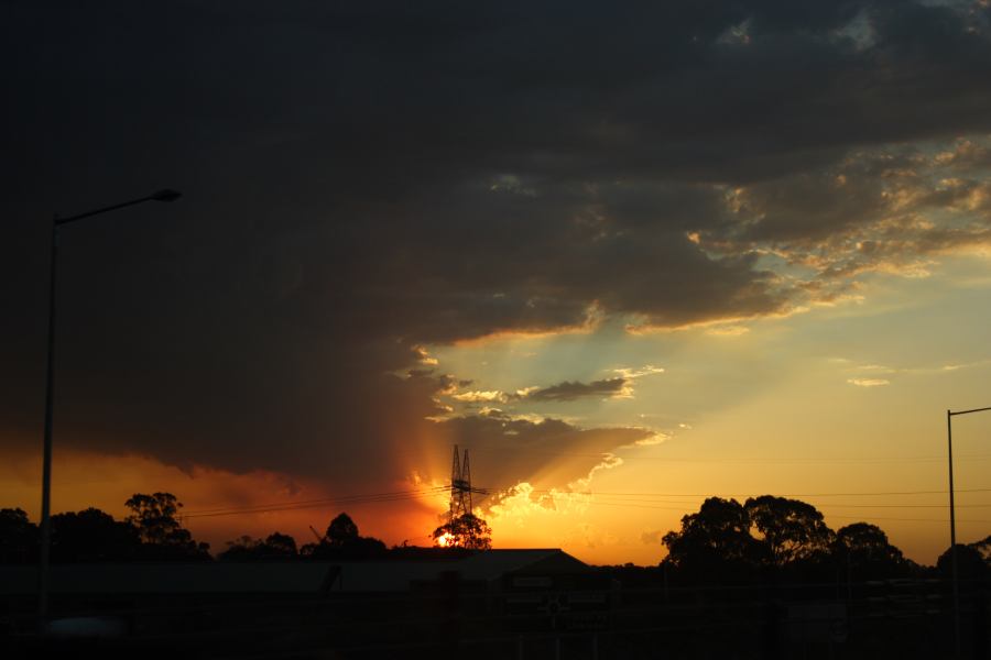 sunset sunset_pictures : M7 freeway N of Campbelltown, NSW   31 October 2006