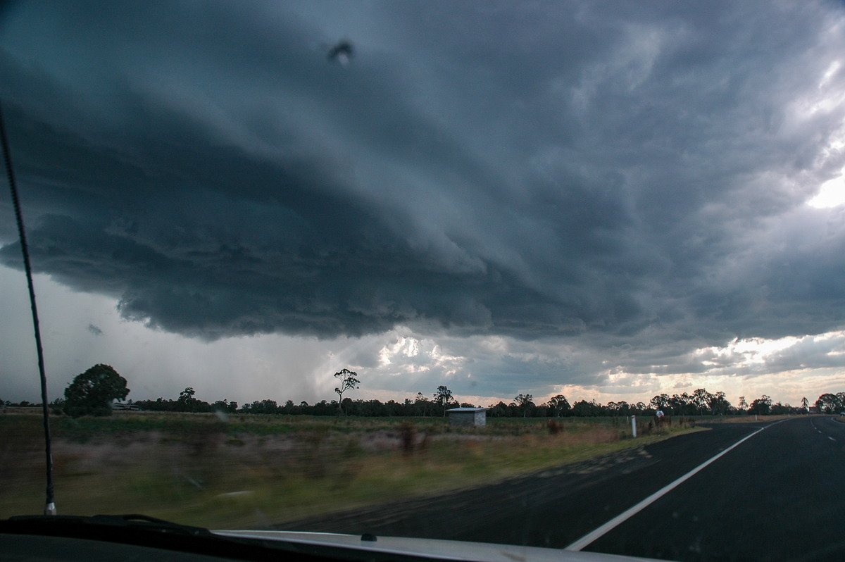 cumulonimbus thunderstorm_base : McKees Hill, NSW   1 November 2006