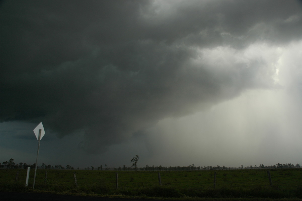 cumulonimbus thunderstorm_base : Casino, NSW   1 November 2006