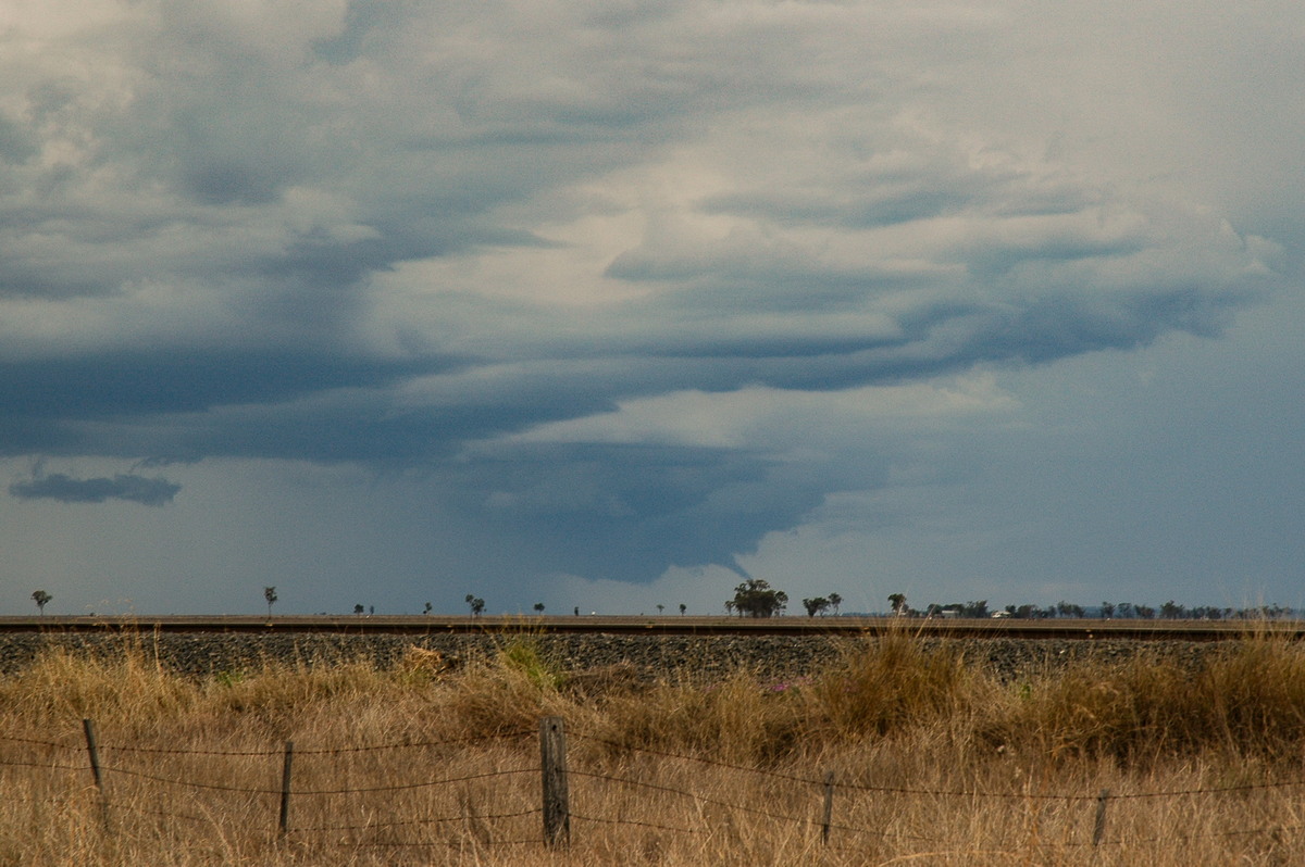 cumulonimbus thunderstorm_base : Dalby, QLD   4 November 2006