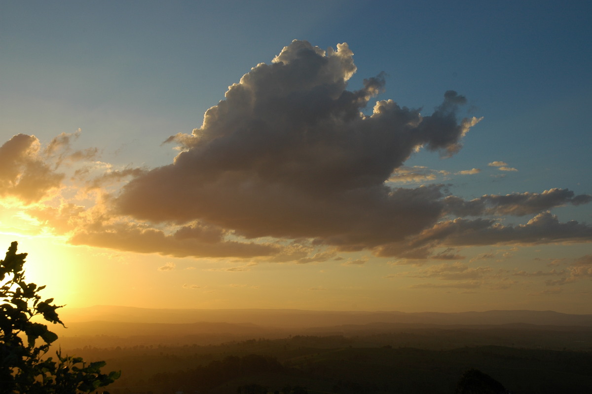 sunset sunset_pictures : Mallanganee NSW   7 November 2006