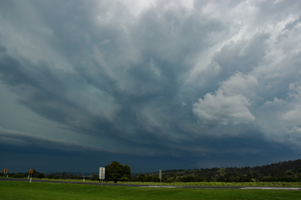 cumulonimbus supercell_thunderstorm : Wiangaree, NSW   8 November 2006