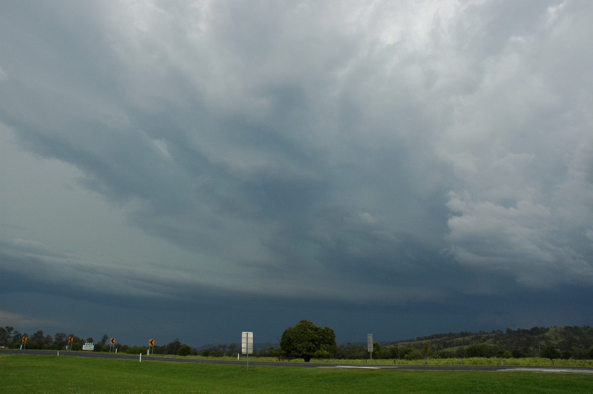 cumulonimbus supercell_thunderstorm : Wiangaree, NSW   8 November 2006