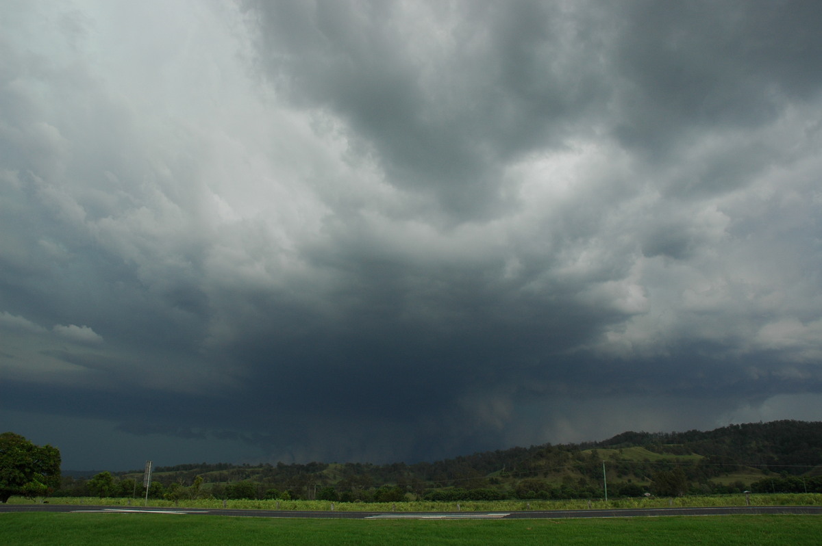 cumulonimbus thunderstorm_base : Wiangaree, NSW   8 November 2006