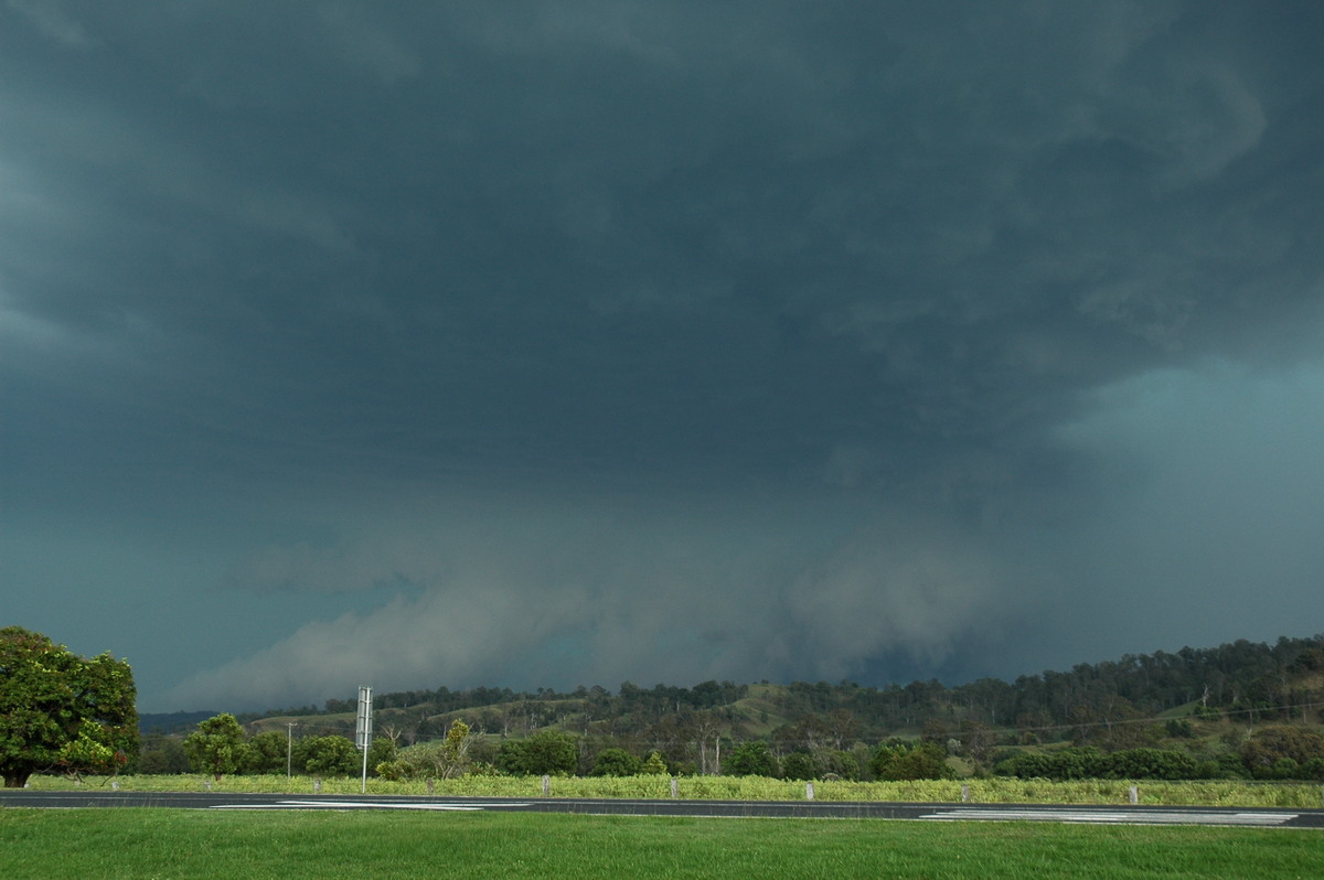 cumulonimbus thunderstorm_base : Wiangaree, NSW   8 November 2006