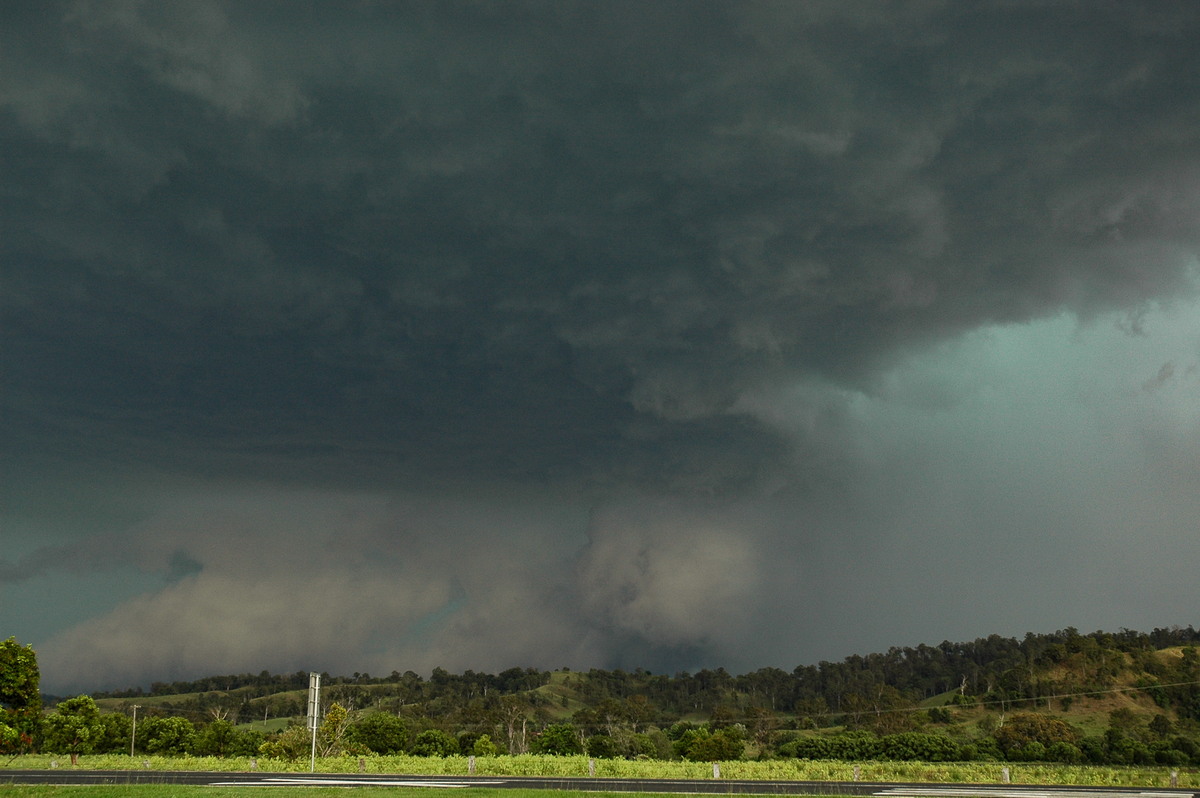 cumulonimbus supercell_thunderstorm : Wiangaree, NSW   8 November 2006