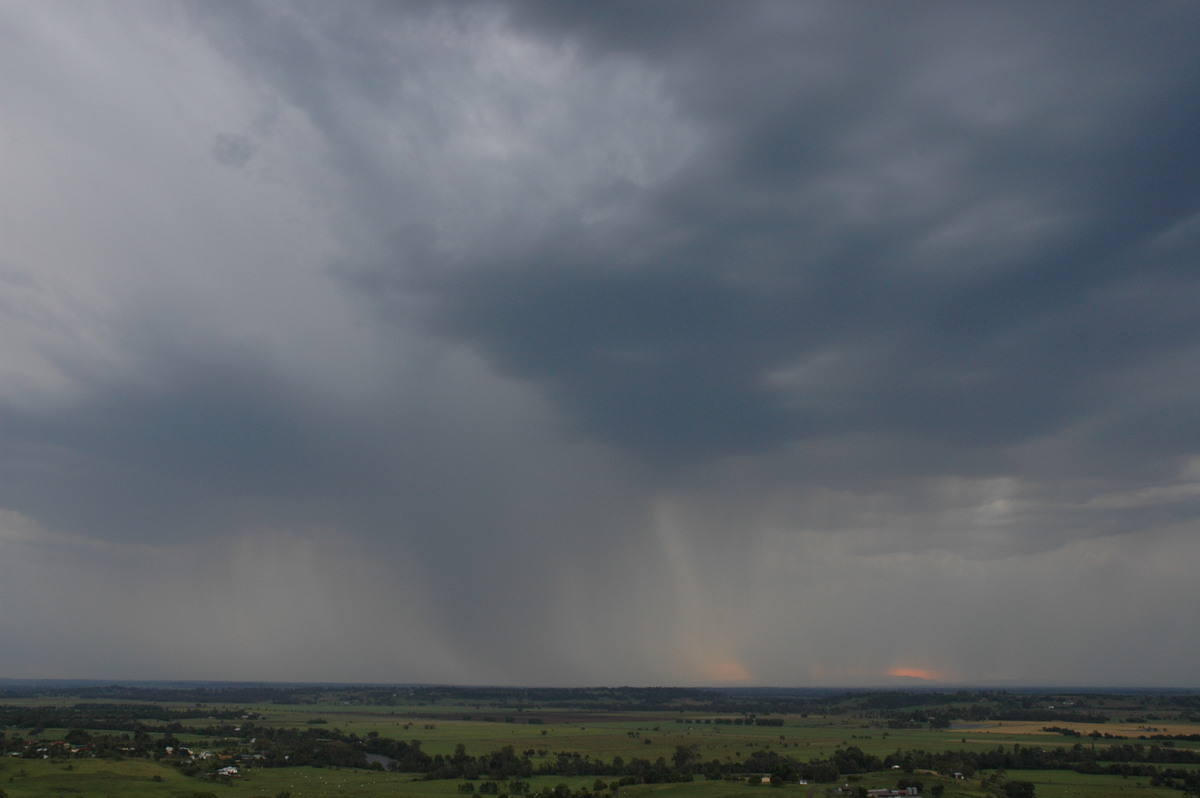 raincascade precipitation_cascade : Wyrallah, NSW   13 November 2006