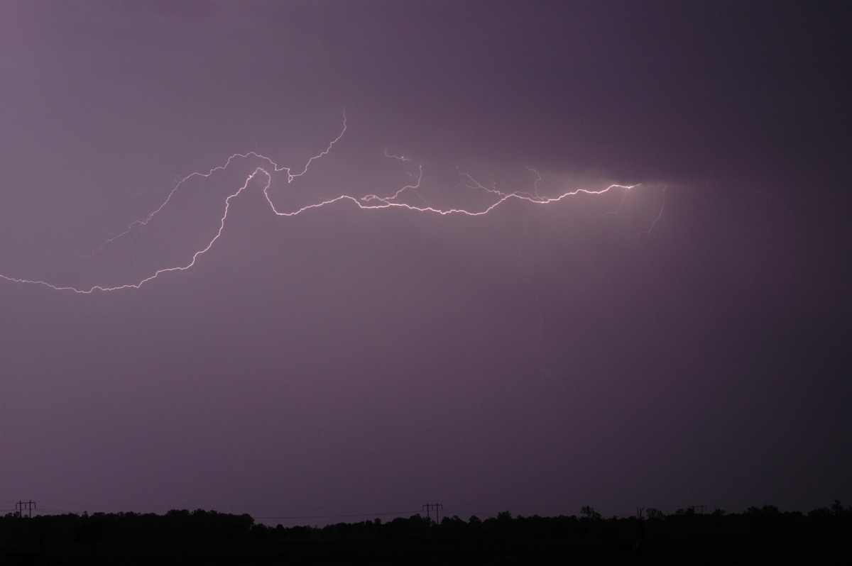 lightning lightning_bolts : SE of Casino, NSW   26 November 2006