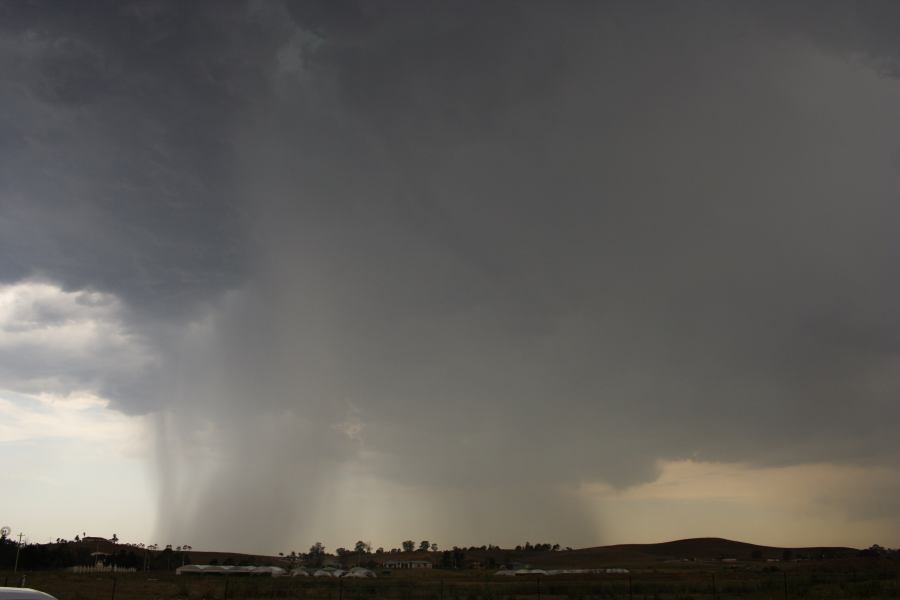 cumulonimbus thunderstorm_base : Kemps Creek, NSW   11 December 2006