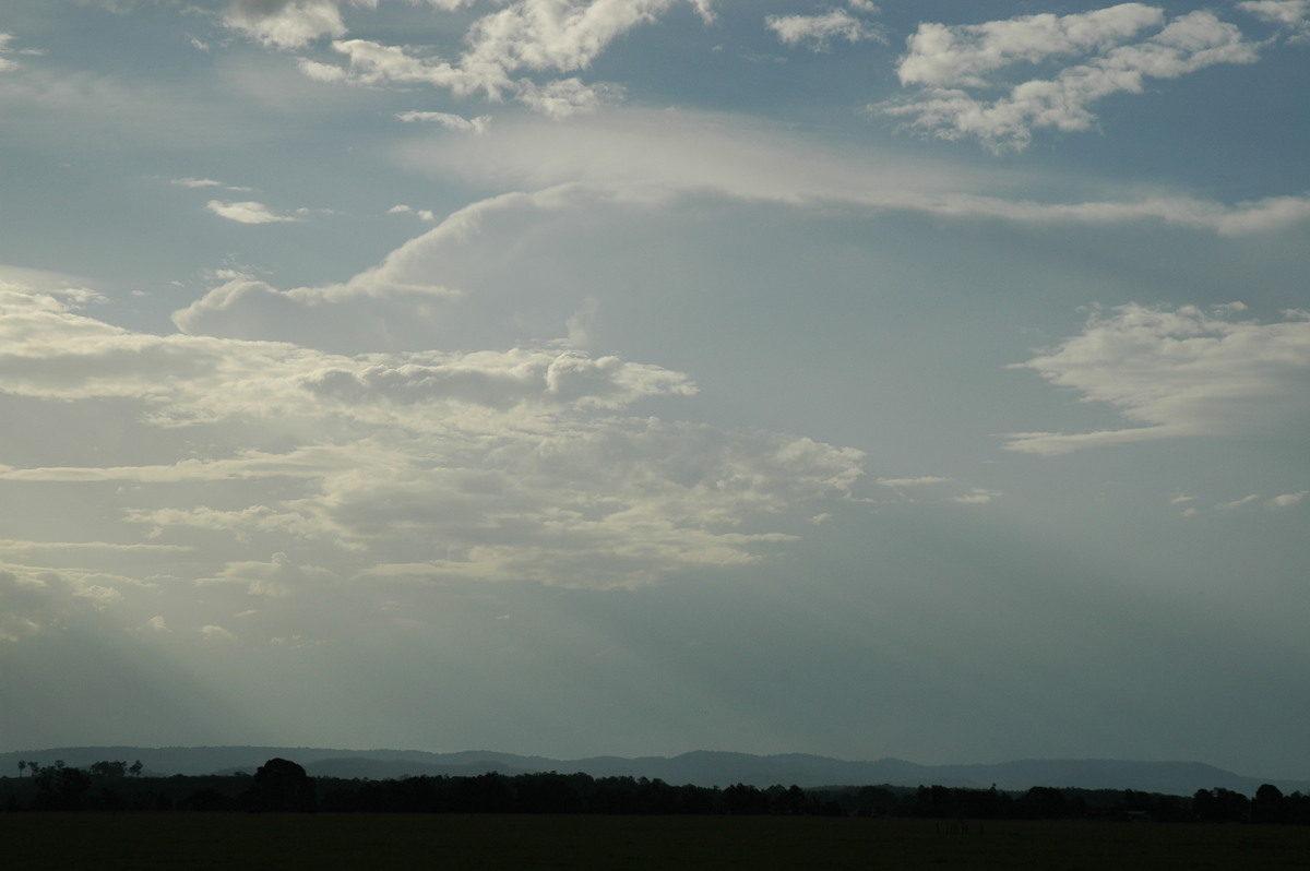 thunderstorm cumulonimbus_incus : N of Casino, NSW   15 December 2006