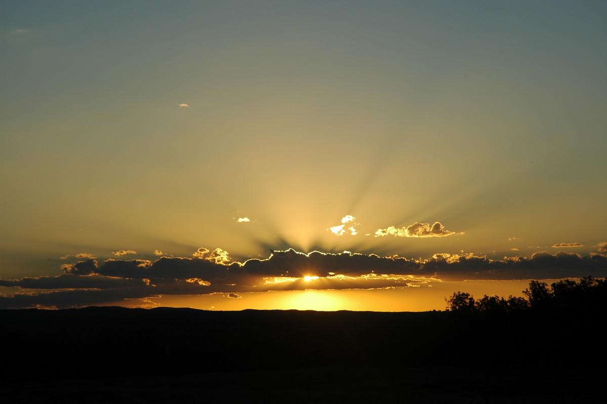 sunset sunset_pictures : near Texas, QLD   16 December 2006