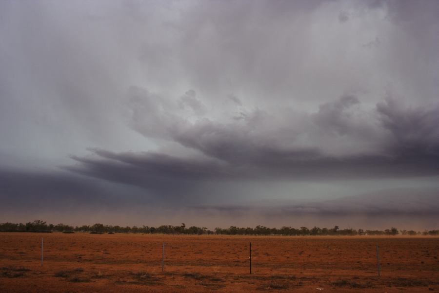 shelfcloud shelf_cloud : 10km N of Barringun, NSW   2 January 2007