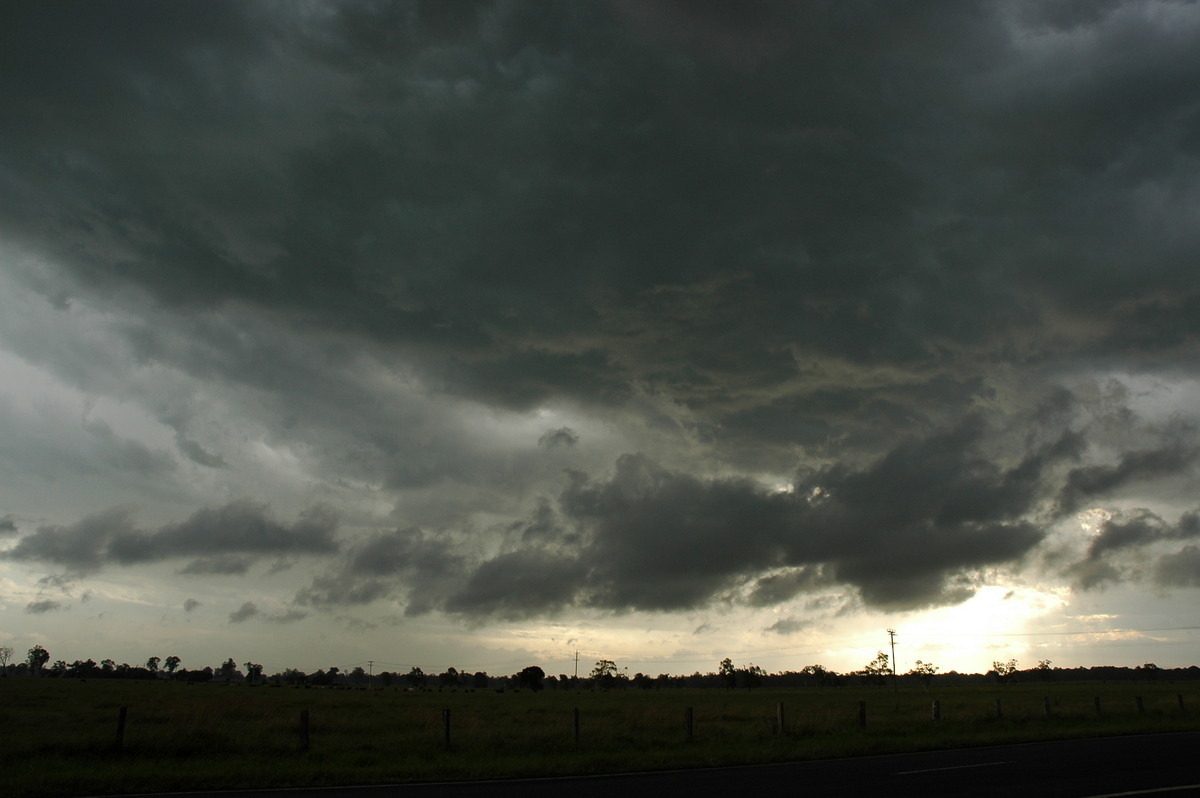 cumulonimbus thunderstorm_base : near Casino, NSW   8 January 2007