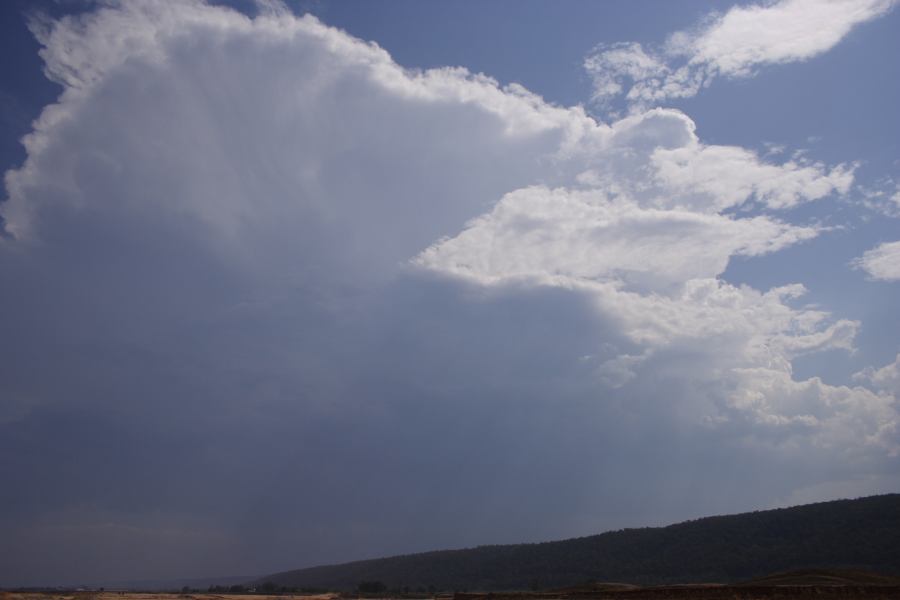 anvil thunderstorm_anvils : Castlereagh, NSW   12 January 2007