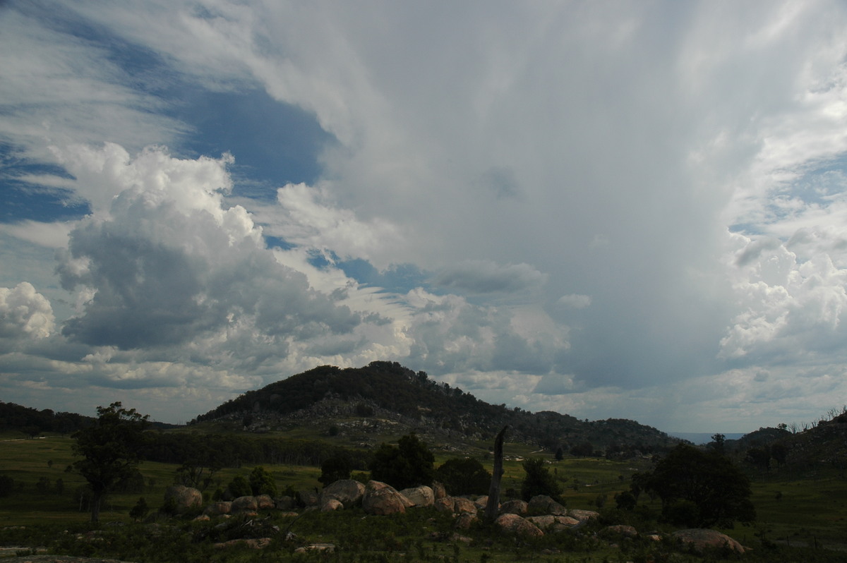 anvil thunderstorm_anvils : Tenterfield, NSW   12 January 2007