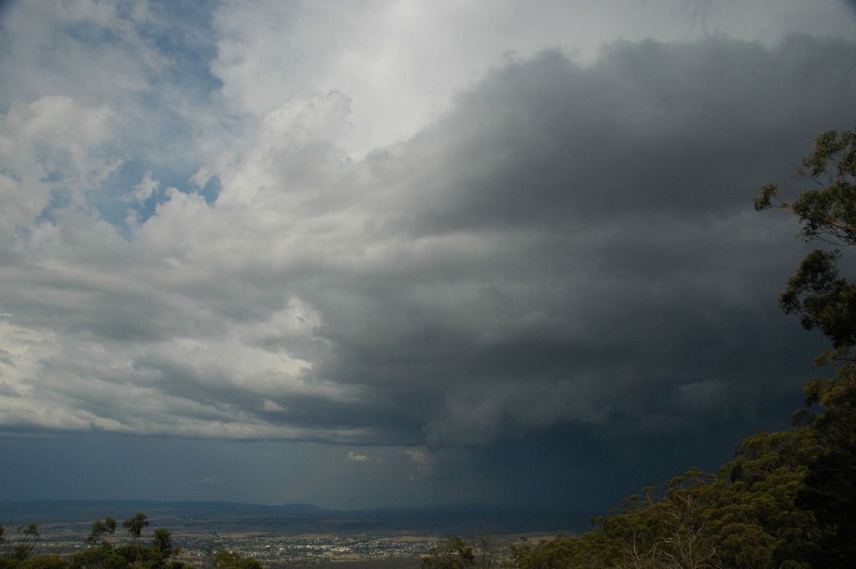 cumulonimbus thunderstorm_base : Tenterfield, NSW   12 January 2007