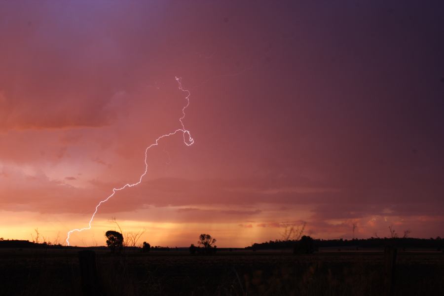 sunset sunset_pictures : ~ 40km N of Inglewood, QLD   13 January 2007