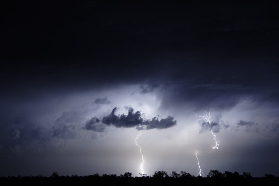 lightning lightning_bolts : Millmerran, QLD   13 January 2007