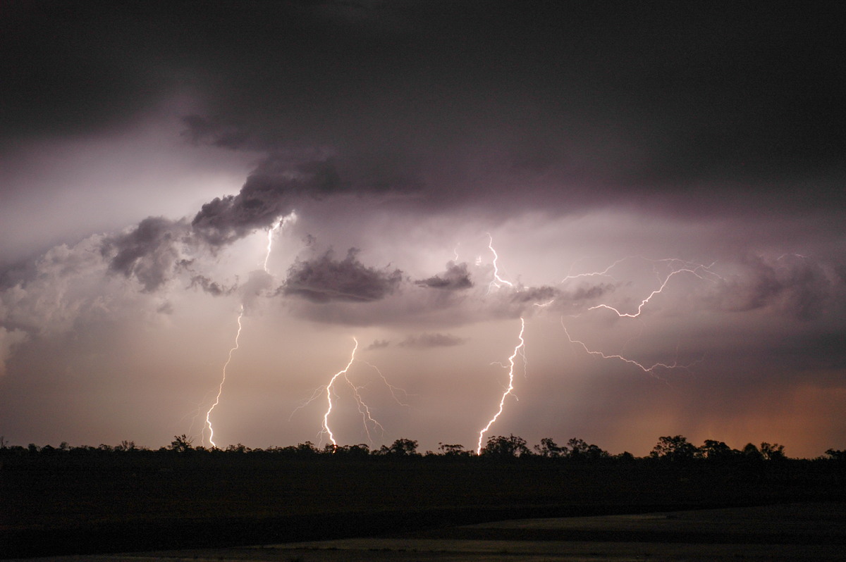 lightning lightning_bolts : Milmerran, QLD   13 January 2007