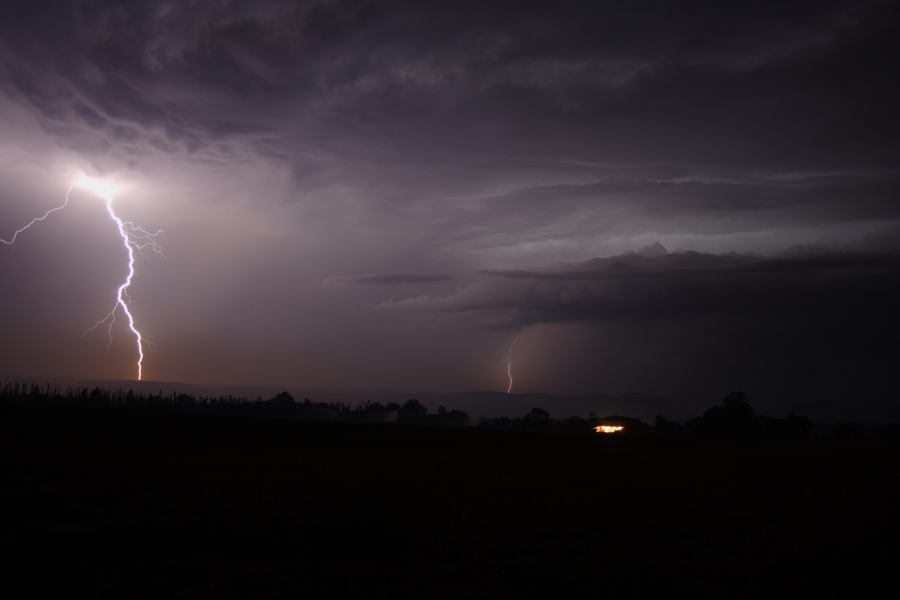 lightning lightning_bolts : near Yurramundi, NSW   23 January 2007