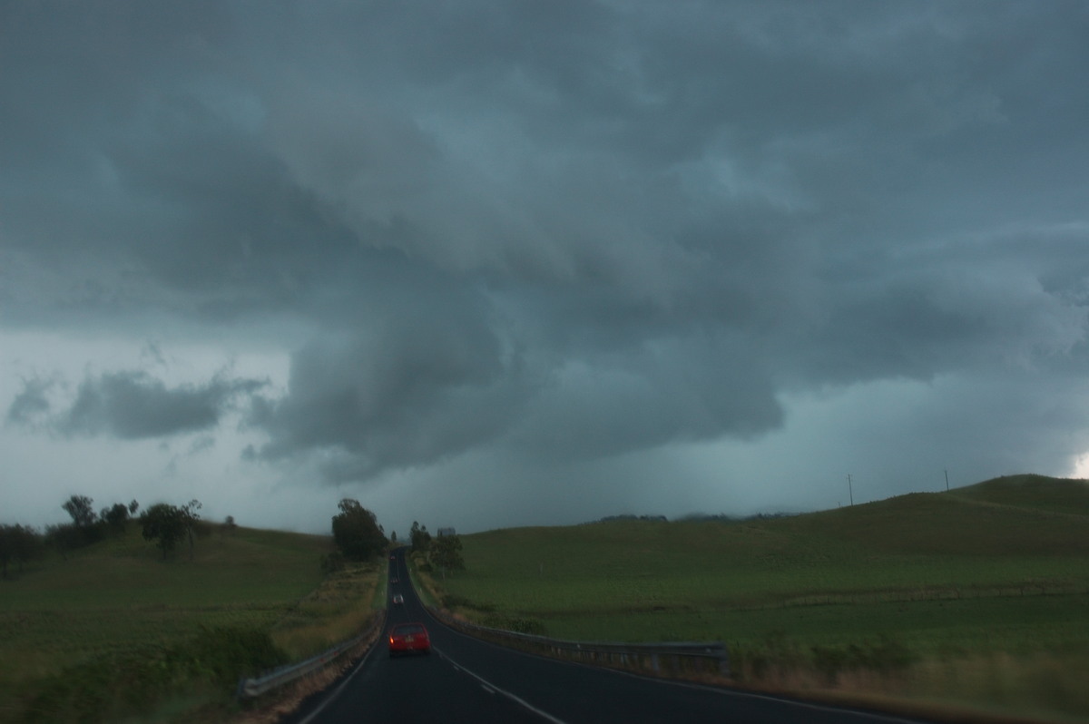 shelfcloud shelf_cloud : NW of Lismore, NSW   24 January 2007