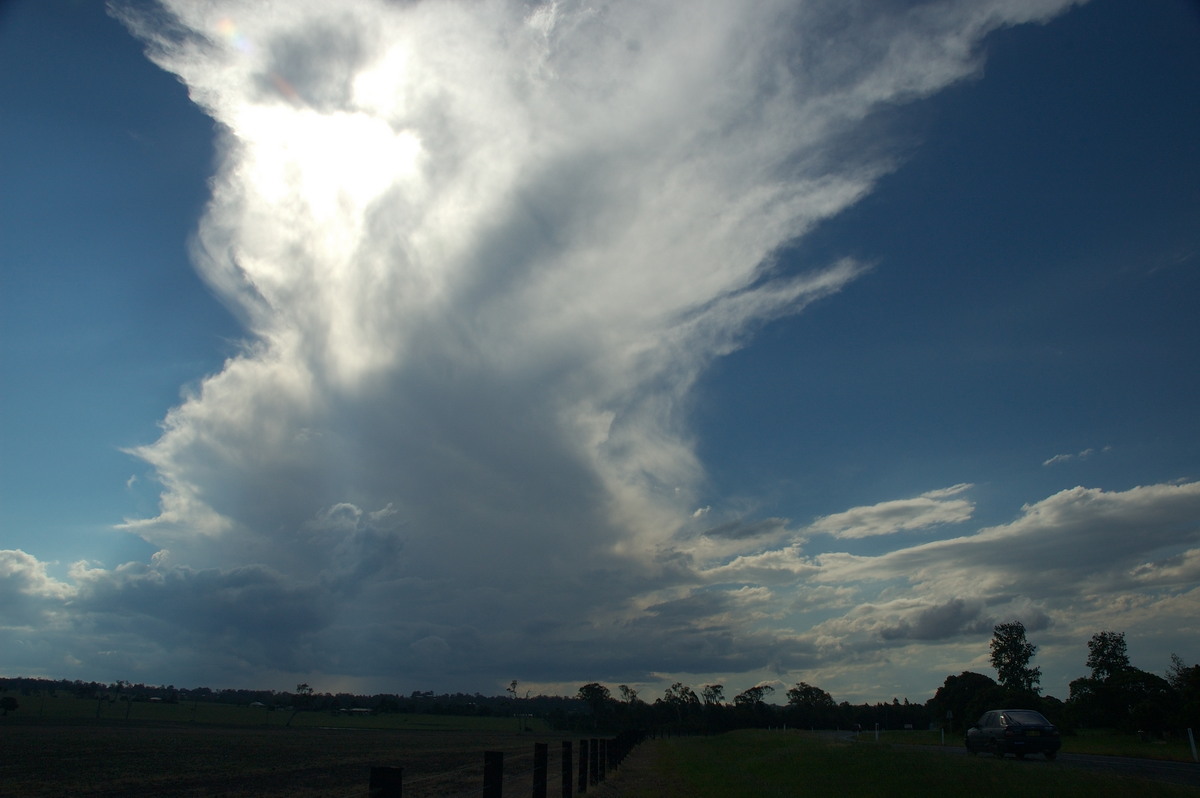 thunderstorm cumulonimbus_incus : near Grafton, NSW   26 January 2007