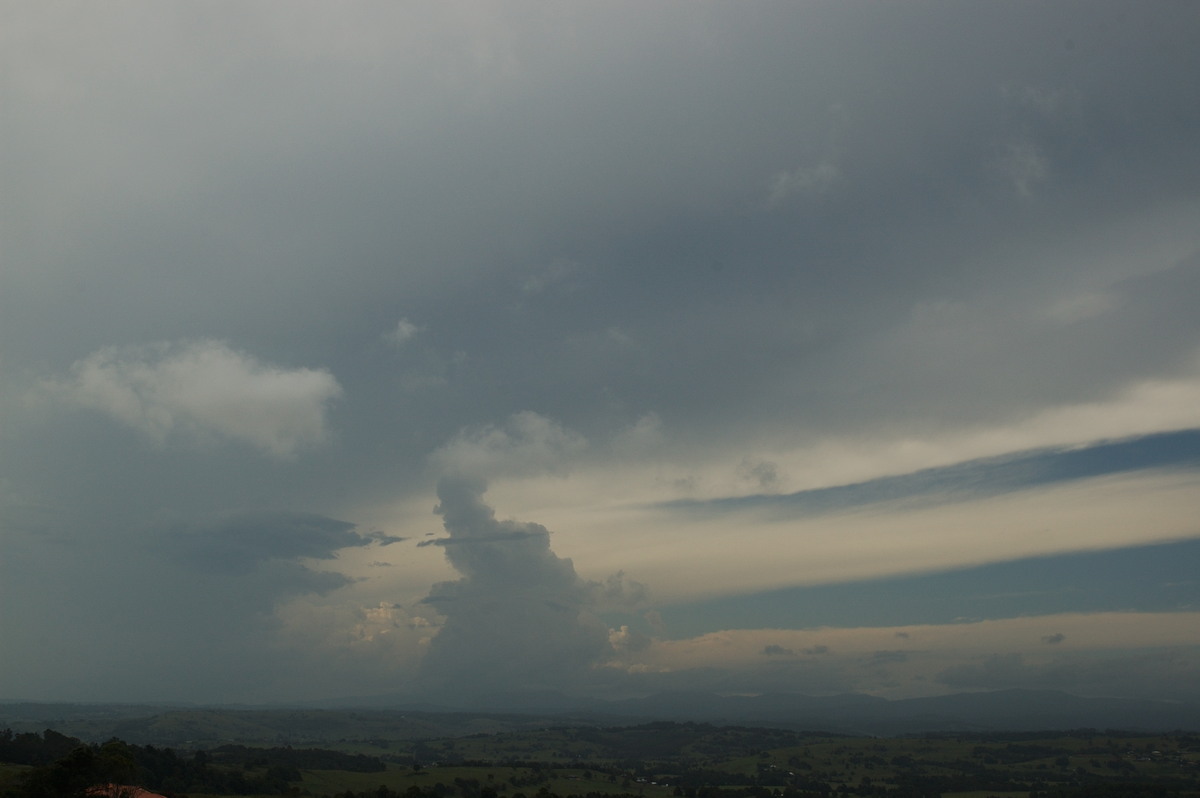 anvil thunderstorm_anvils : McLeans Ridges, NSW   30 January 2007