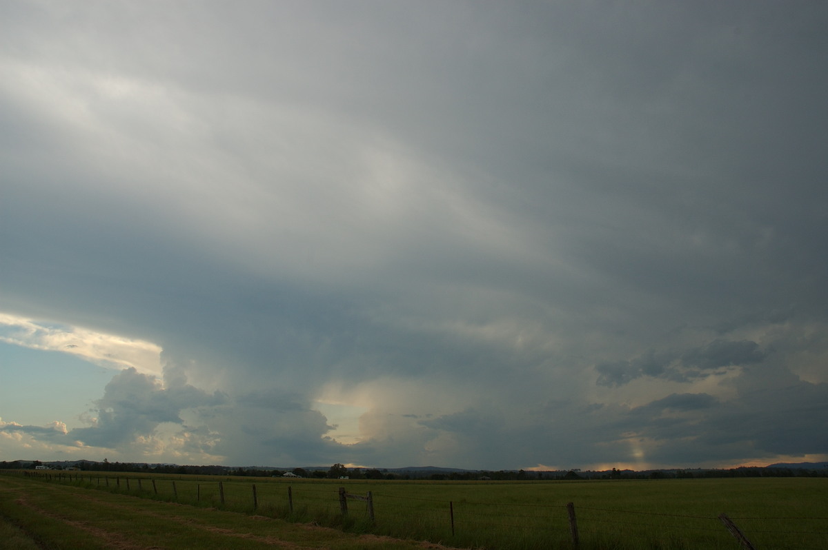 thunderstorm cumulonimbus_incus : N of Casino, NSW   30 January 2007