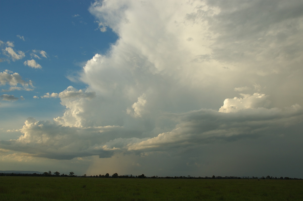 thunderstorm cumulonimbus_incus : N of Casino, NSW   31 January 2007