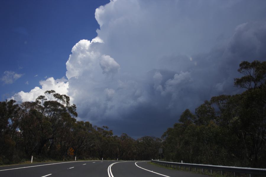 updraft thunderstorm_updrafts : W of Mt Tomah, NSW   3 February 2007